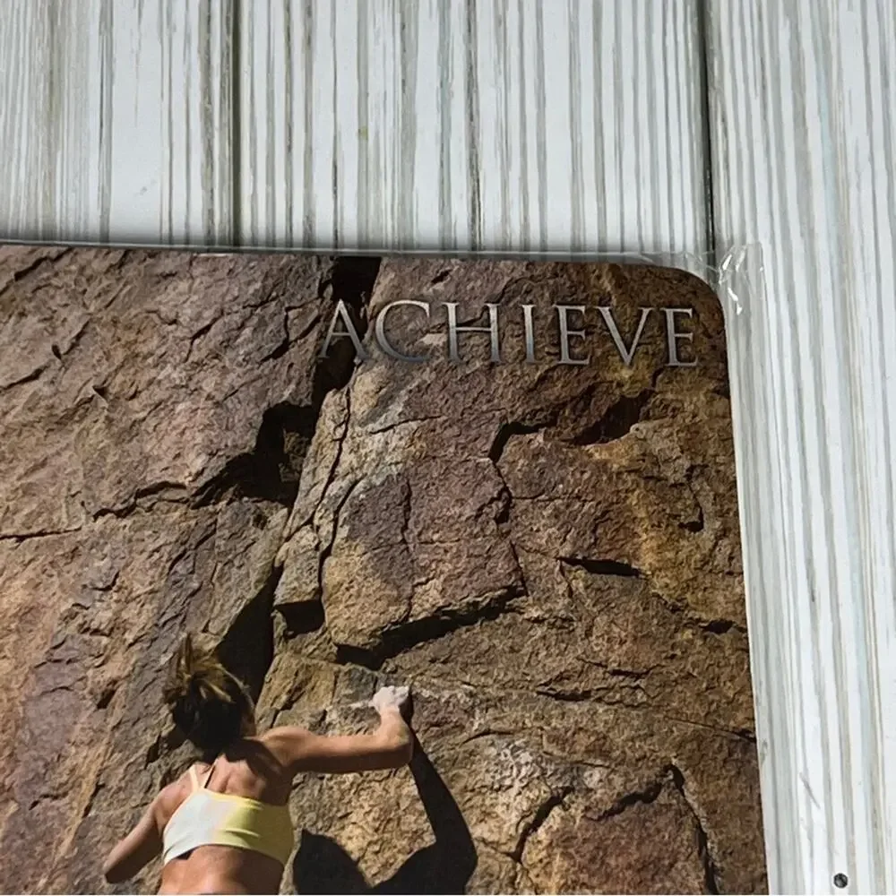 ACHIEVE Graphic Design Cover Fitness Lined Ruled 80 Pages Journal  NWT